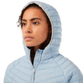 Harbour Blue - Close up - Craghoppers Womens-Ladies Expolite Hooded Jacket