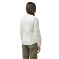 Sea Salt White - Side - Craghoppers Womens-Ladies Kiwi II Long-Sleeved Shirt