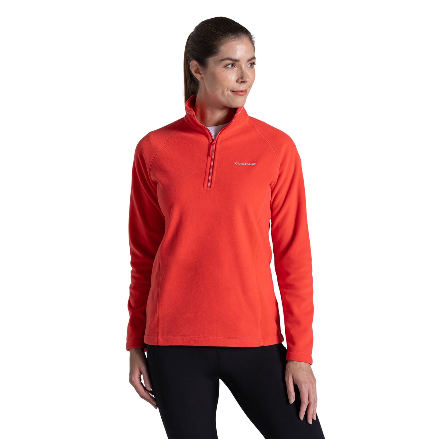 Red Dawn - Front - Craghoppers Womens-Ladies Miska VI Half Zip Fleece