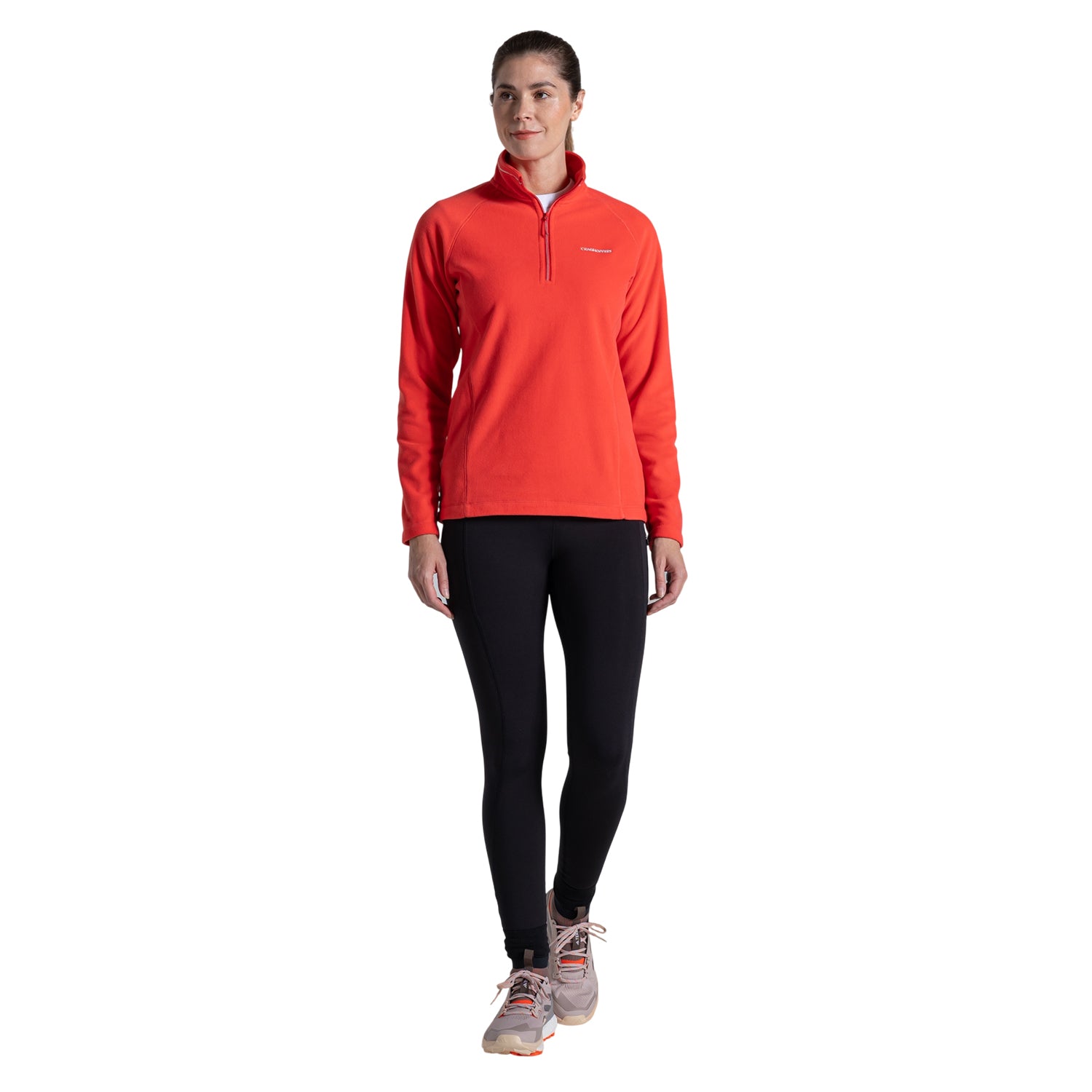 Red Dawn - Side - Craghoppers Womens-Ladies Miska VI Half Zip Fleece