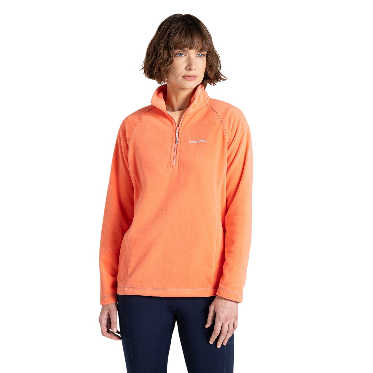 Fusion Coral - Side - Craghoppers Womens-Ladies Miska VI Half Zip Fleece