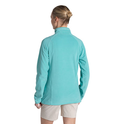 Glazed Aqua - Back - Craghoppers Womens-Ladies Miska VI Half Zip Fleece