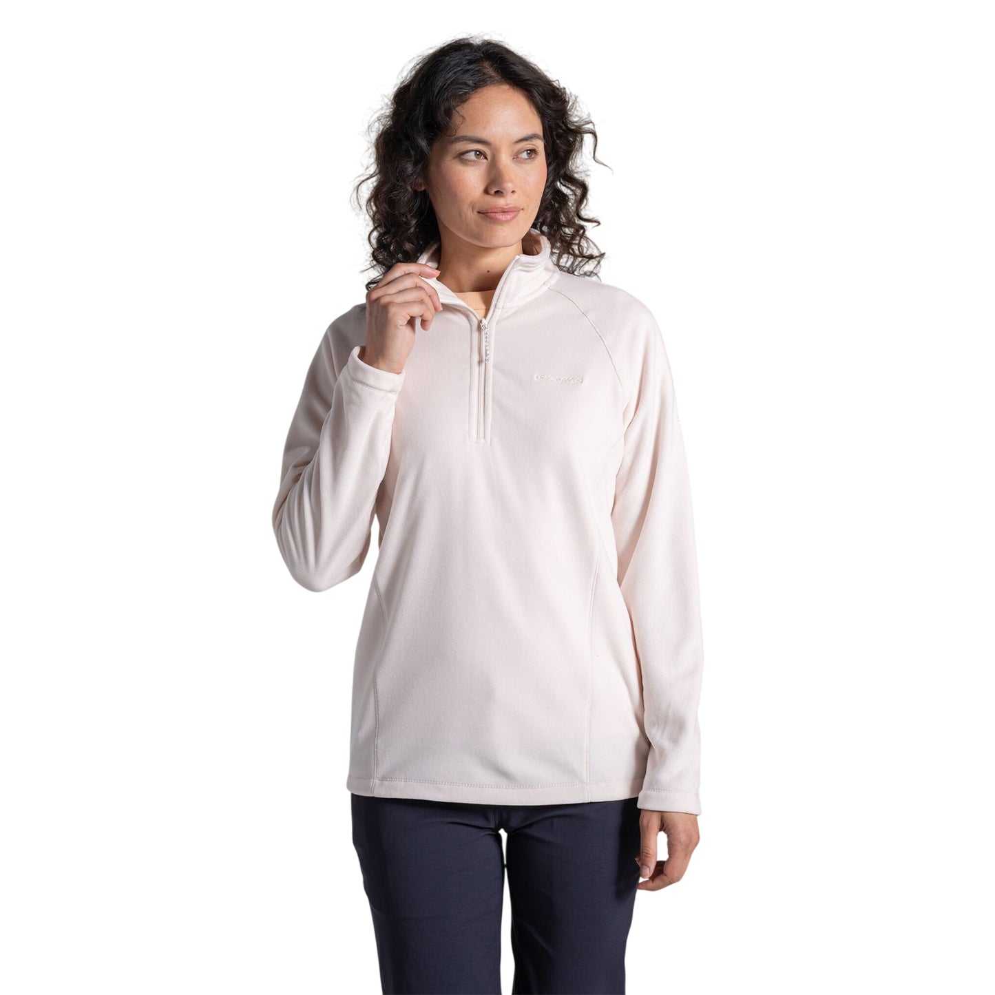 Sugared Almond - Side - Craghoppers Womens-Ladies Miska VI Half Zip Fleece