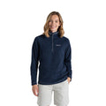 Navy - Side - Craghoppers Womens-Ladies Miska VI Half Zip Fleece