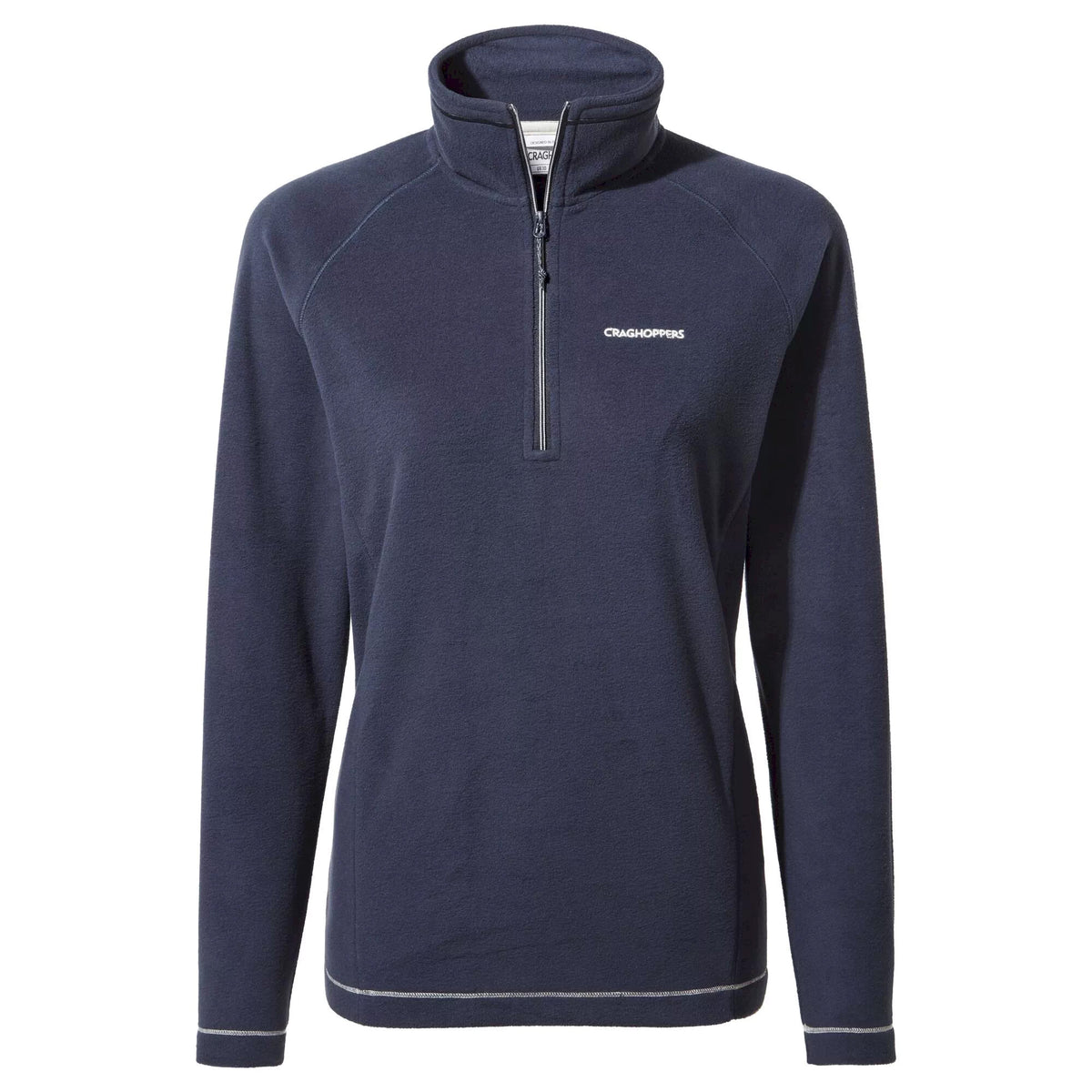 Navy - Pack Shot - Craghoppers Womens-Ladies Miska VI Half Zip Fleece