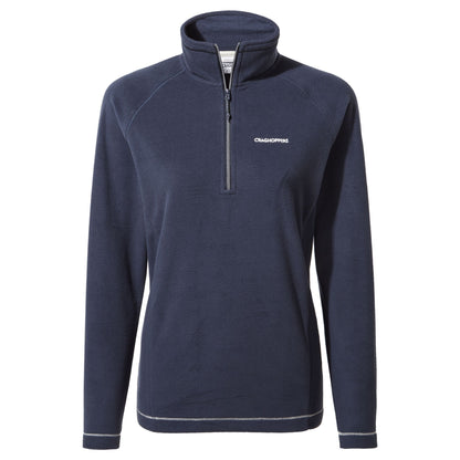 Navy - Front - Craghoppers Womens-Ladies Miska VI Half Zip Fleece