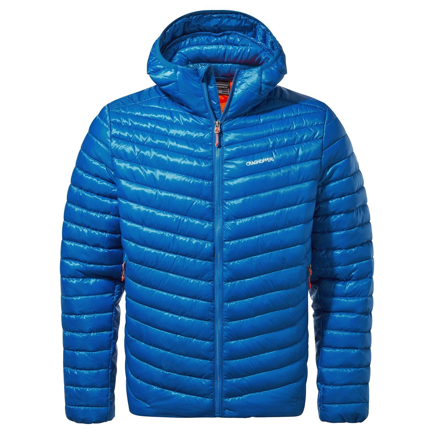 Avalanche Blue - Front - Craghoppers Mens Expolite Hooded Padded Jacket