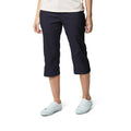 Dark Navy - Back - Craghoppers Womens-Ladies Kiwi Pro II Cropped Trousers