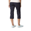 Dark Navy - Side - Craghoppers Womens-Ladies Kiwi Pro II Cropped Trousers