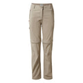 Mushroom - Front - Craghoppers Womens-Ladies Nosilife Pro II Convertible Trousers