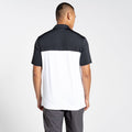 Black-Optic White - Side - Craghoppers Mens Polo Shirt