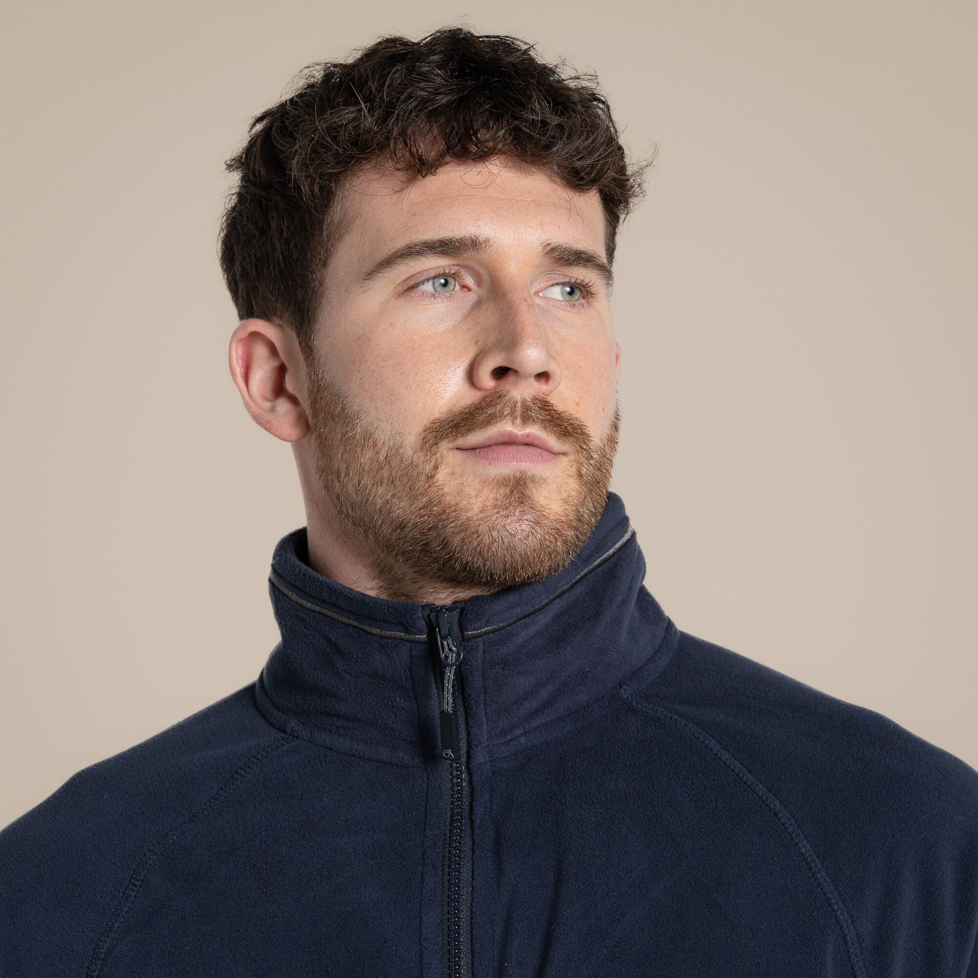 Dark Navy - Close up - Craghoppers Mens Expert Corey 200 Fleece Jacket