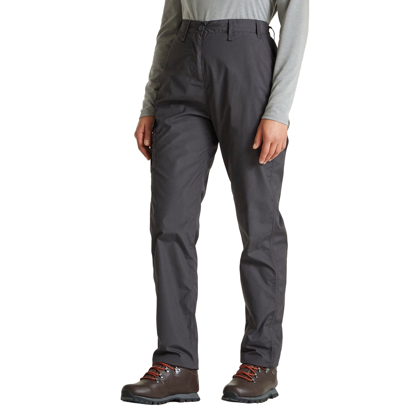 Carbon Grey - Lifestyle - Craghoppers Womens-Ladies Expert Kiwi Trousers