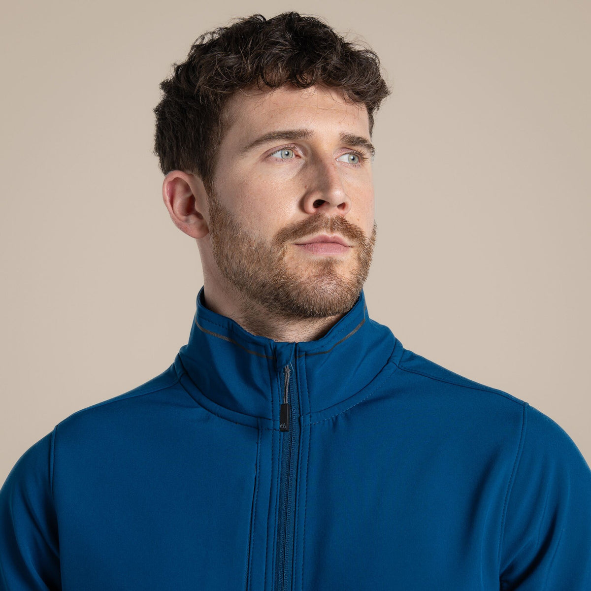 Poseidon Blue - Side - Craghoppers Mens Expert Basecamp Soft Shell Jacket