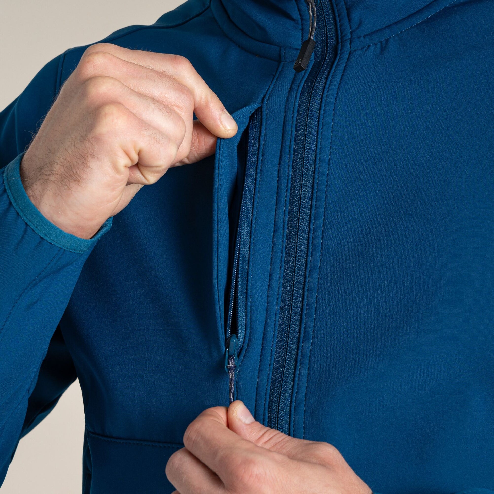 Poseidon Blue - Lifestyle - Craghoppers Mens Expert Basecamp Soft Shell Jacket