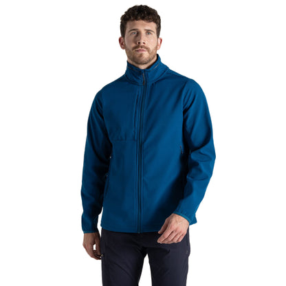 Poseidon Blue - Pack Shot - Craghoppers Mens Expert Basecamp Soft Shell Jacket