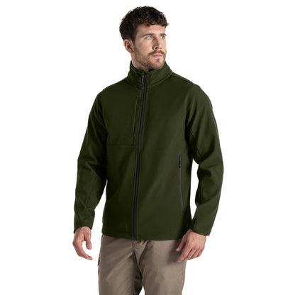 Dark Cedar - Side - Craghoppers Mens Expert Basecamp Soft Shell Jacket