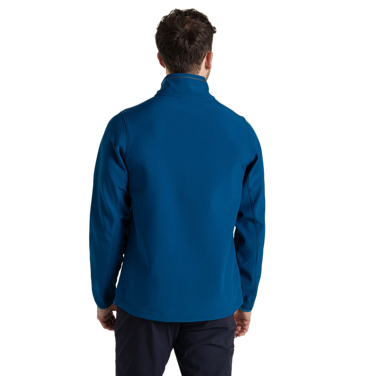 Poseidon Blue - Close up - Craghoppers Mens Expert Basecamp Soft Shell Jacket