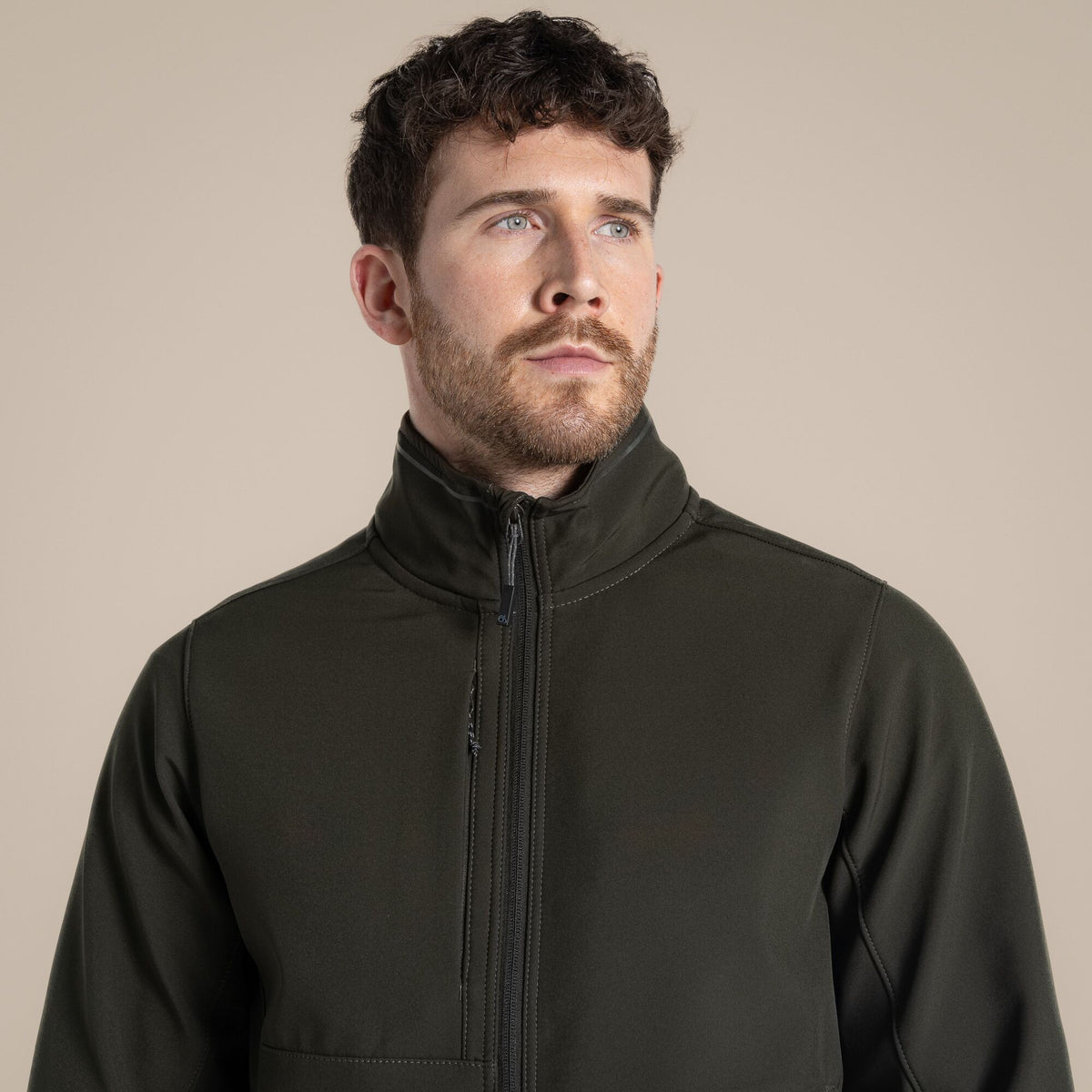 Dark Cedar - Side - Craghoppers Mens Expert Basecamp Soft Shell Jacket