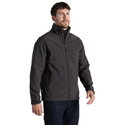 Carbon Grey - Side - Craghoppers Mens Expert Basecamp Soft Shell Jacket