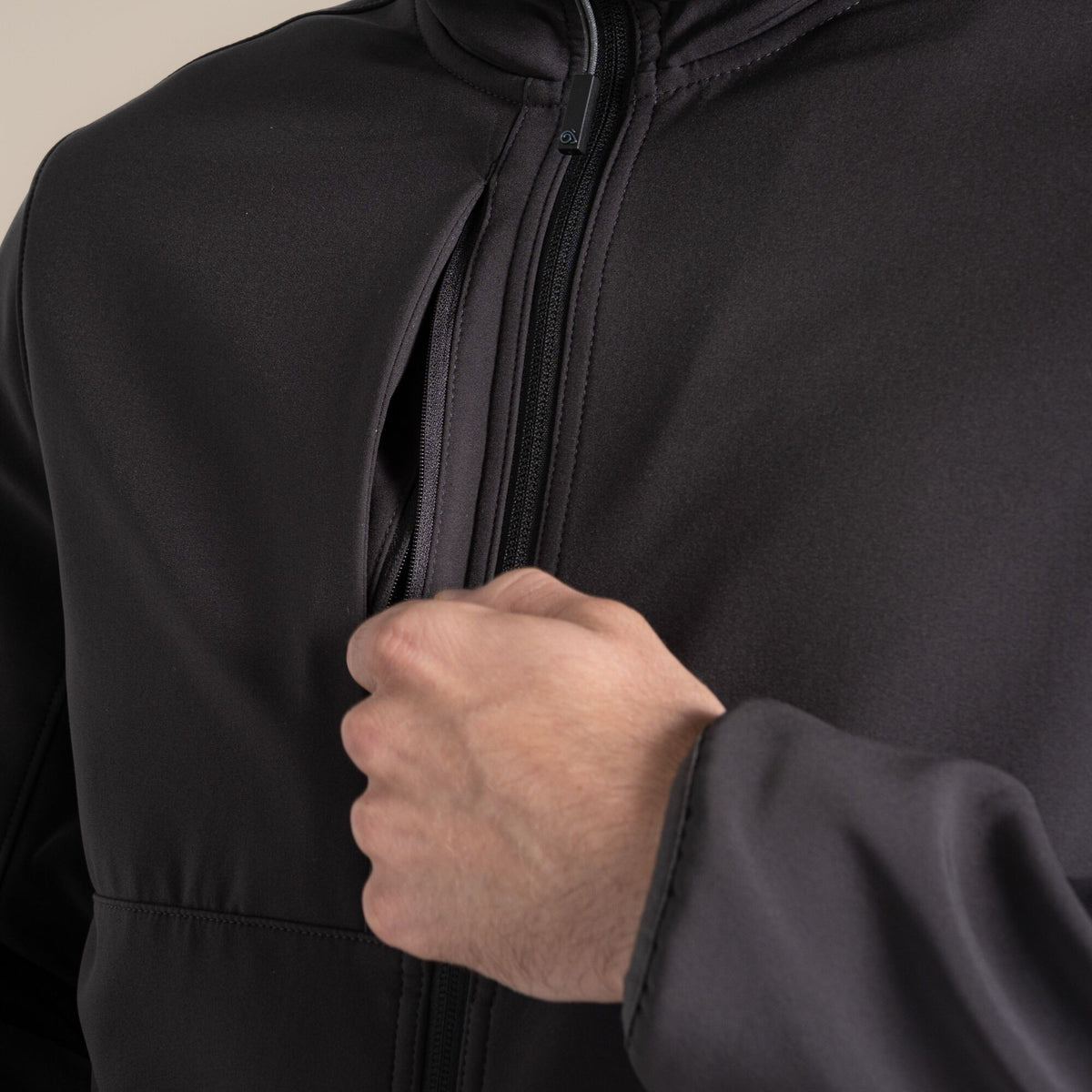 Carbon Grey - Pack Shot - Craghoppers Mens Expert Basecamp Soft Shell Jacket