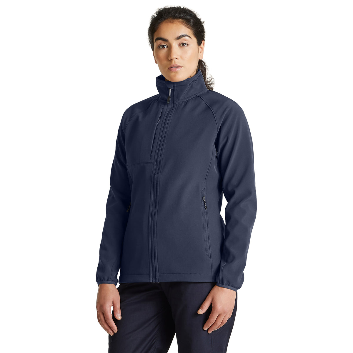 Dark Navy - Back - Craghoppers Womens-Ladies Expert Basecamp Soft Shell Jacket