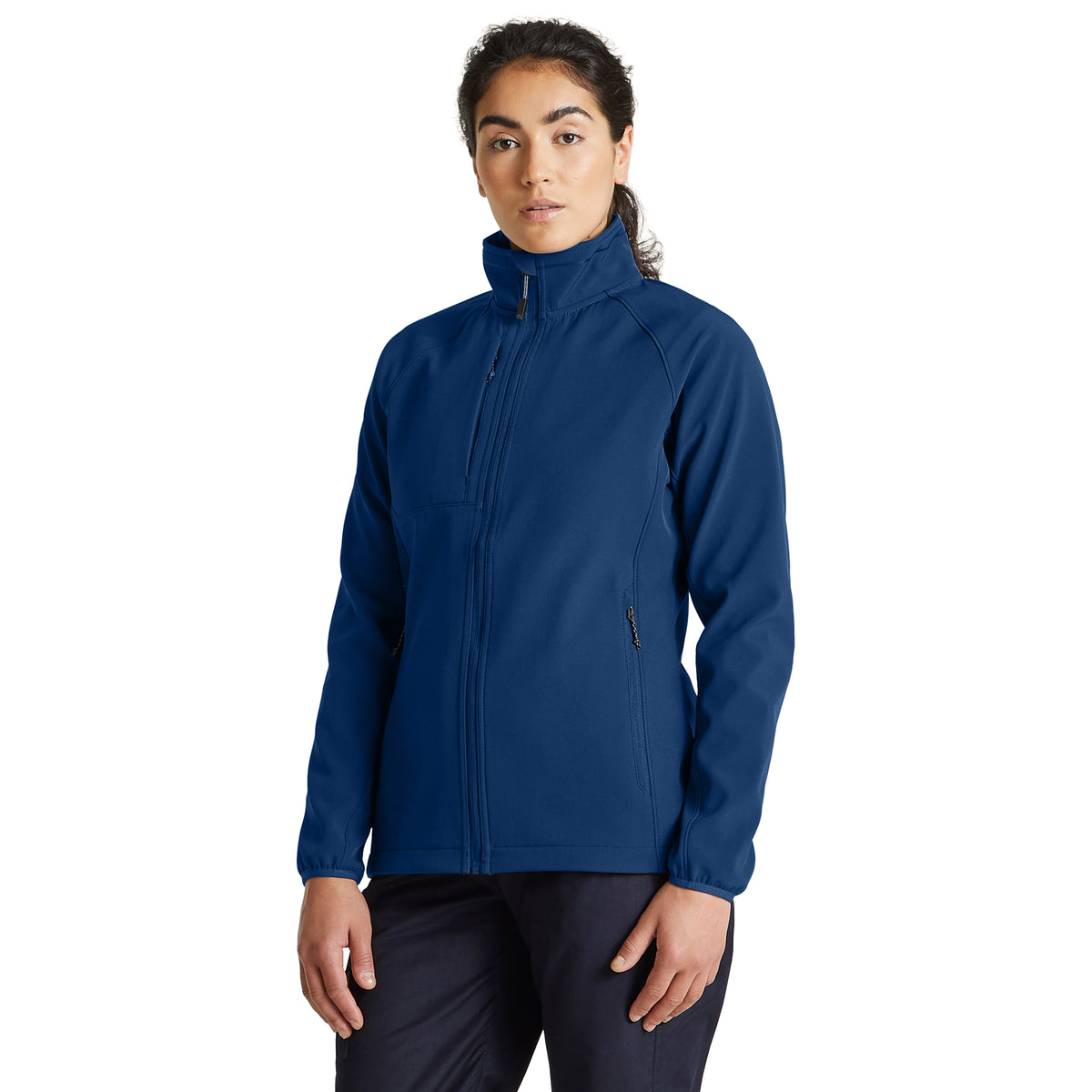 Poseidon Blue - Side - Craghoppers Womens-Ladies Expert Basecamp Soft Shell Jacket