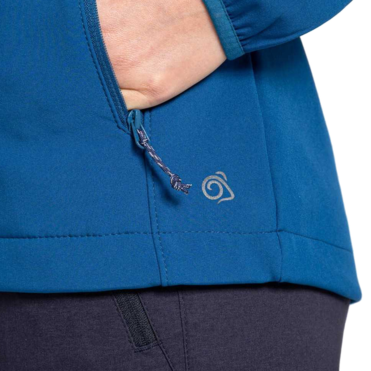 Poseidon Blue - Lifestyle - Craghoppers Womens-Ladies Expert Basecamp Soft Shell Jacket