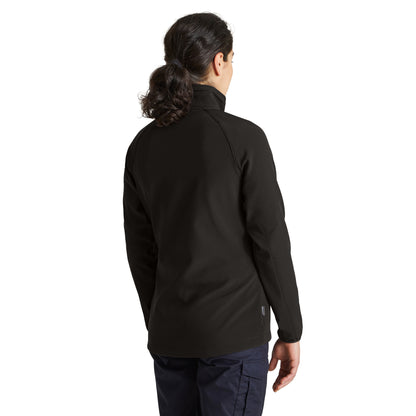 Black - Side - Craghoppers Womens-Ladies Expert Basecamp Soft Shell Jacket