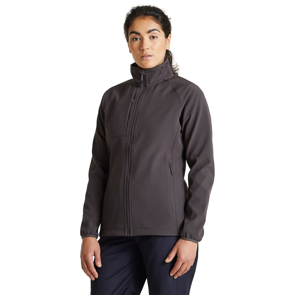 Carbon Grey - Back - Craghoppers Womens-Ladies Expert Basecamp Soft Shell Jacket