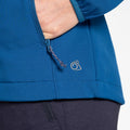 Poseidon Blue - Back - Craghoppers Womens-Ladies Expert Basecamp Soft Shell Jacket