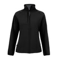 Black - Front - Craghoppers Womens-Ladies Expert Basecamp Soft Shell Jacket