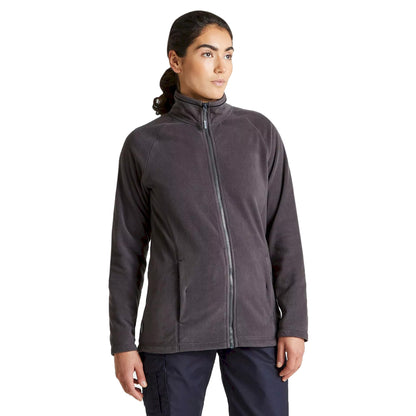 Carbon Grey - Side - Craghoppers Womens-Ladies Expert Miska 200 Fleece Jacket