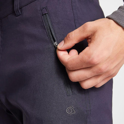 Dark Navy - Side - Craghoppers Mens Expert Kiwi Pro Stretch Trousers
