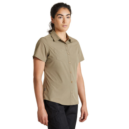 Pebble - Side - Craghoppers Womens-Ladies Expert Kiwi Short-Sleeved Shirt