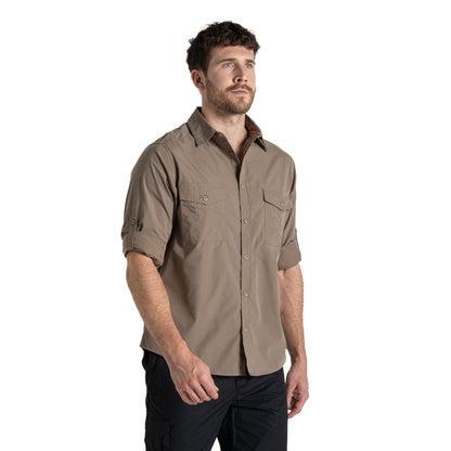 Pebble - Close up - Craghoppers Mens Expert Kiwi Shirt