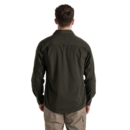 Dark Cedar Green - Back - Craghoppers Mens Expert Kiwi Shirt