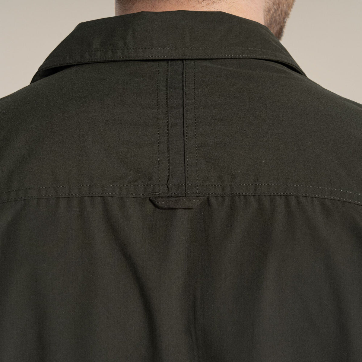 Dark Cedar Green - Side - Craghoppers Mens Expert Kiwi Shirt