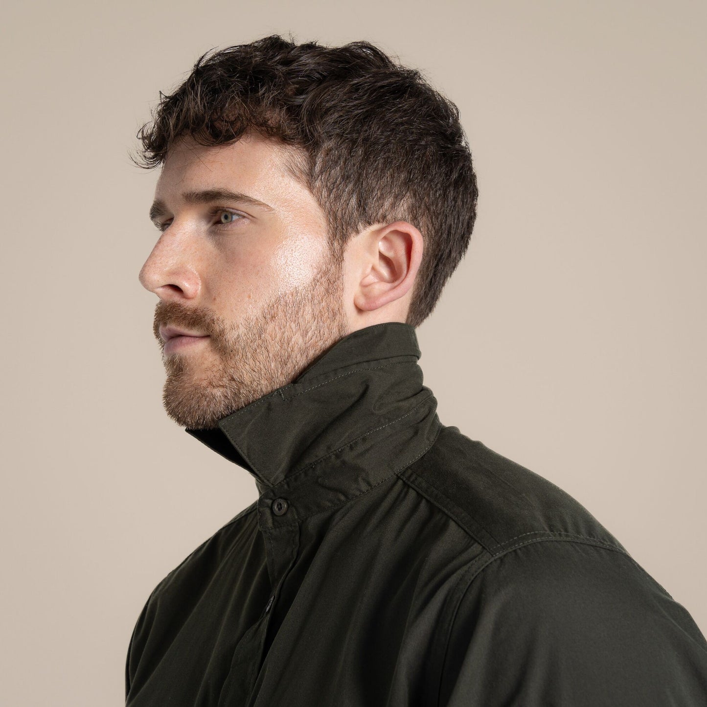Dark Cedar Green - Lifestyle - Craghoppers Mens Expert Kiwi Shirt