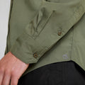 Dark Cedar Green - Back - Craghoppers Mens Expert Kiwi Shirt