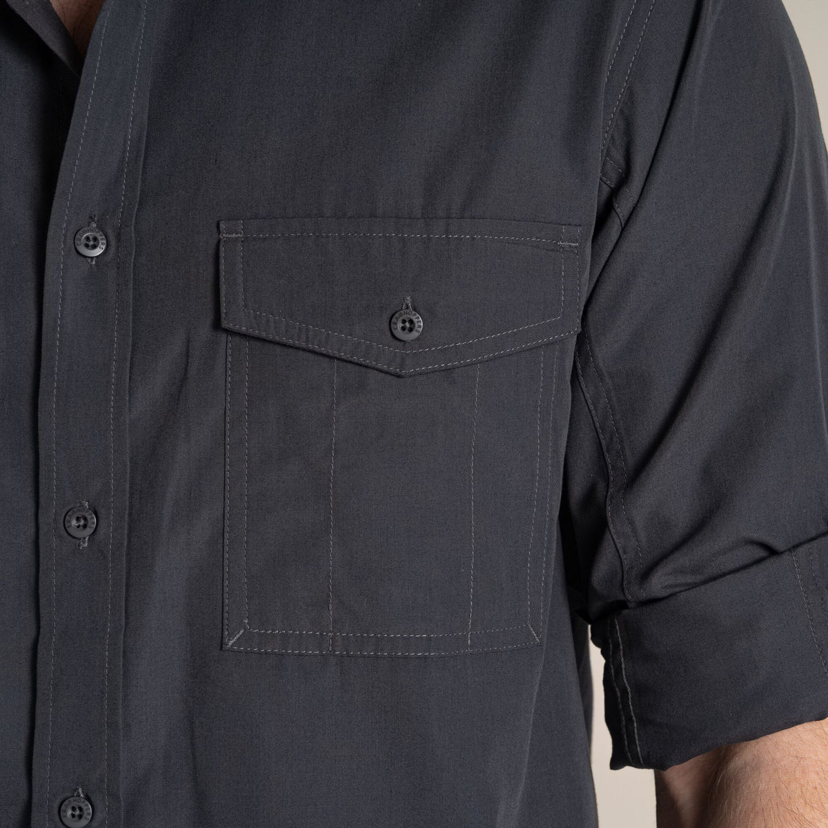 Carbon Grey - Lifestyle - Craghoppers Mens Expert Kiwi Shirt