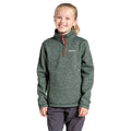 Spruce Green - Back - Craghoppers Childrens-Kids Shiloh Marl Half Zip Fleece Top