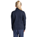 Blue Navy - Side - Craghoppers Childrens-Kids Shiloh Marl Half Zip Fleece Top