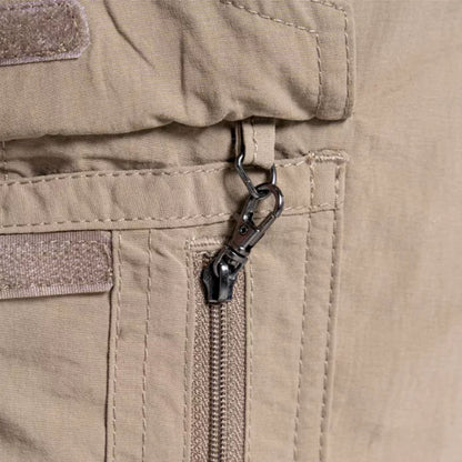 Pebble - Close up - Craghoppers Mens Convertible Hiking Trousers