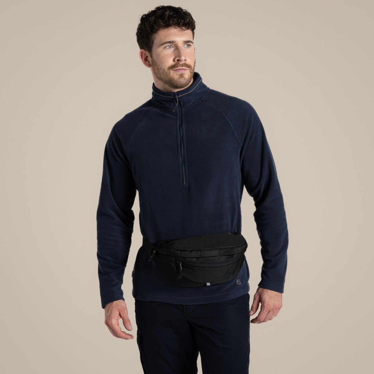 Black - Pack Shot - Craghoppers Expert Kiwi Waist Bag