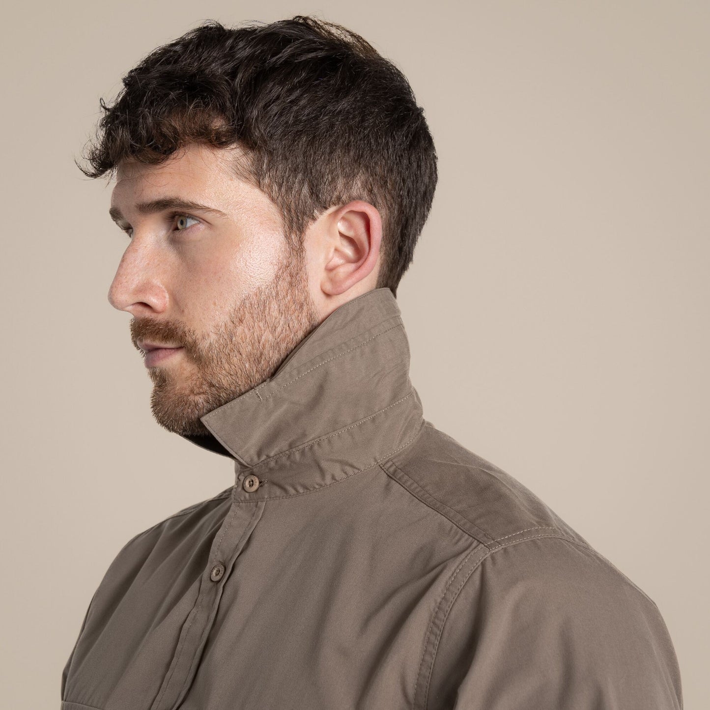 Pebble - Pack Shot - Craghoppers Mens Expert Kiwi Short-Sleeved Shirt