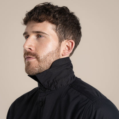 Black - Pack Shot - Craghoppers Mens Expert Kiwi Short-Sleeved Shirt