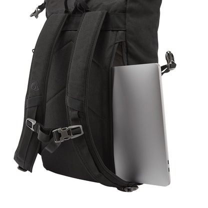 Black - Lifestyle - Craghoppers Kiwi Classic Roll Top Backpack