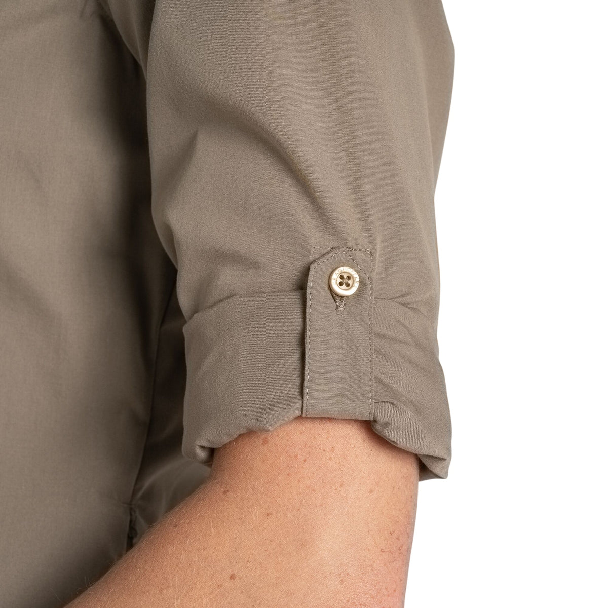 Pebble - Pack Shot - Craghoppers Womens-Ladies Expert Kiwi Long-Sleeved Shirt