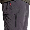 Black Pepper - Back - Craghoppers Mens Hiking Trousers